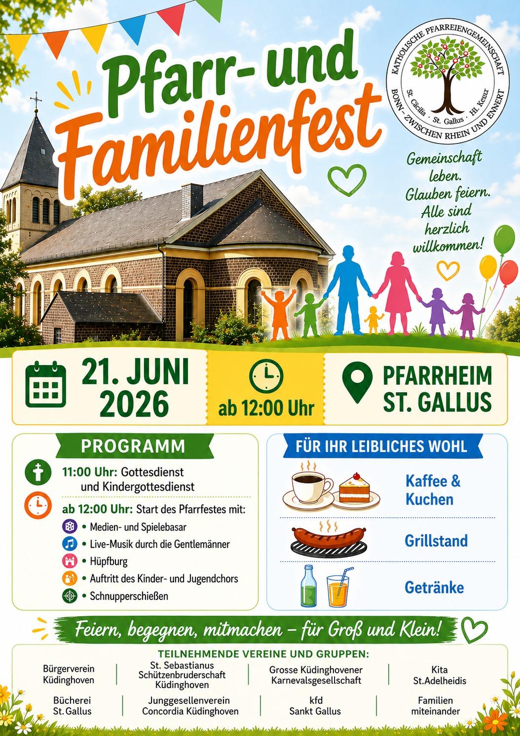 Familien- und Pfarrfest Küdinghoven